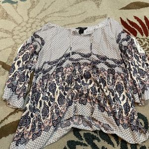 Cold shoulder blouse